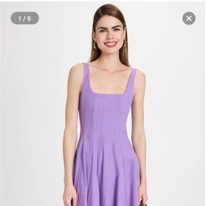 STAUD WELLS DRESS Amethyst